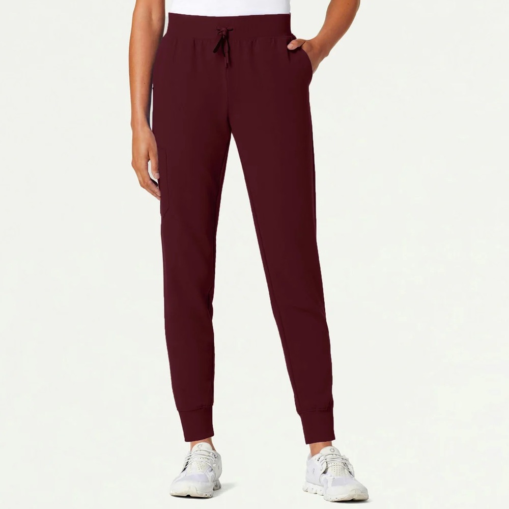 Jaanuu Silex Slim Knit-Waist Scrub Jogger